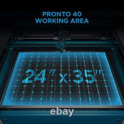 OMTech Pronto 40 90W CO2 Laser Engraver Cutter 24x35 Autofocus LightBurn Ready