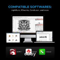 OMTech Pronto 40 90W CO2 Laser Engraver Cutter 24x35 Autofocus LightBurn Ready