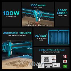 OMTech Pronto 45 100W CO2 Laser Engraver Cutter Marker with Autofocus Upgraded