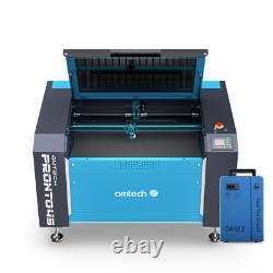 OMTech Pronto 45 100W CO2 Laser Engraver Cutter with 5202 Water Chiller