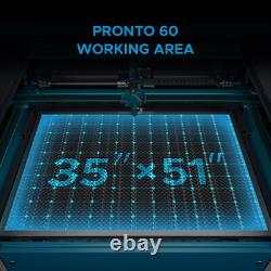 OMTech Pronto 60 35 x51 130W CO2 Laser Engraver Cutter with Water Chiller