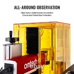 OMTech Protective Cover Acrylic Safety Enclosure with Interlock for Fiber Laser