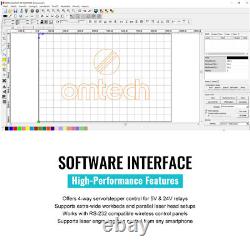 OMTech RDC6445S Mainboard & Control Panel Kit Replacement for Laser Engravers