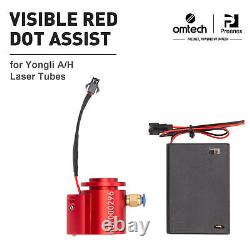 OMTech Red Dot Assist Kit 500-700nm Beam for Yongli A/H Laser Engraver Tubes