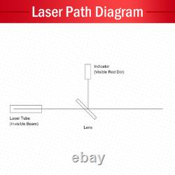 OMTech Red Dot Assist for 80W CO2 Laser Engravers with Yongli laser tubes Used