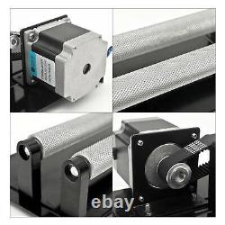 OMTech Regular Rotary Axis fits 50W 60W 80W 100W 130W CO2 Laser Engraver Cutter