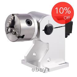 OMTech Rotary Axis 80mm 3 Jaw Rotary Attachment for Fiber Laser Engraver Marker