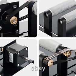 OMTech Rotary Axis Attachment for K40 40W CO2 Laser Engraver with 2 Rollers