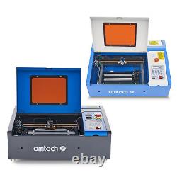 OMTech Rotary Axis Attachment for K40 40W CO2 Laser Engraver with 2 Rollers