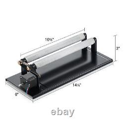 OMTech Rotary Axis Attachment for K40 40W CO2 Laser Engraver with 2 Rollers