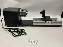 OMTech Rotary Axis Attachment with 3-Jaw Chuck for 50W and up CO2 Laser Engraver