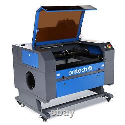 OMTech Upgraded 60W 28x20 CO2 Laser Engraver Cutter with Rotary Axis Ruida
