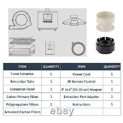 OMTech XL300 330W Air Purifier Filter Fume Extractor for Laser Engraver Marker