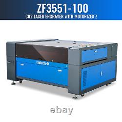 OMTech ZF3551-100 100W CO2 Laser Engraver Cutting Engraving Machine Dual Tubes
