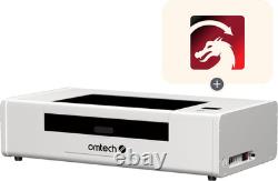 Omtech Polar Lite CO2 Laser Engraver with Lightburn, 20X12 55W Desktop Laser E
