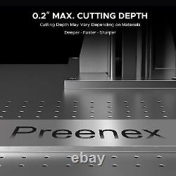 Preenex 30W JPT MOPA Fiber Laser Marker Marking Engraving Machine with 6.9x6.9