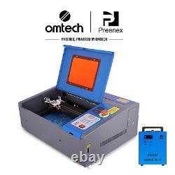 Preenex 8x12 40W CO2 Laser Cutter Engraver Red Dot Guidance with Water Chiller