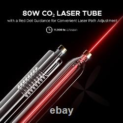 Pro2440 80W CO2 Laser Engraver Cutting Machine Built-in Water Chiller Used