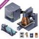 Refurbished Laserpecker Lp4 Dual Laser Engraver Cutter Machine With Air Purifier