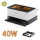 Refurbished Laserpecker Lx2 40w Enclosed Laser Engraver Cutter Rotary Bundle