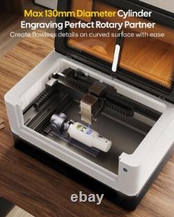 Refurbished LaserPecker LX2 40W Enclosed Laser Engraver Cutter Rotary Bundle