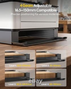 Refurbished LaserPecker LX2 40W Enclosed Laser Engraver Cutter Rotary Bundle