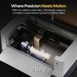 Refurbished LaserPecker LX2 40W Enclosed Laser Engraver Cutter Rotary Bundle