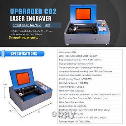 Secondhand 12x 8 40W CO2 Laser Marker Engraver Engraving Machine Red Dot Guide