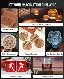 Secondhand 130W 35x50 CO2 Laser Engraving Cutting Machine for Wood Glass Acrylic