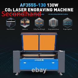 Secondhand 130W 35x55 Bed Laser Engraver Cutter Ruida Autofocus with Water Chiller
