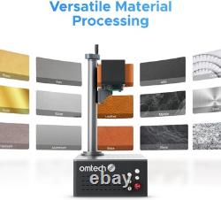 Secondhand 20W 4.3x4.3 Fiber Laser Marking Machine w Autofocus f/Metal Marking