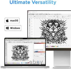 Secondhand 20W 4.3x4.3 Fiber Laser Marking Machine w Autofocus f/Metal Marking