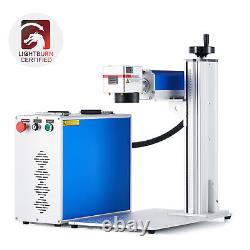 Secondhand 20W Fiber Laser Marking Engraving Machine 4.3x4.3 Raycus Engraver