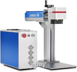 Secondhand 20W Fiber Laser Marking Machine 4.3x4.3 Laser Engraver f/Metal & More