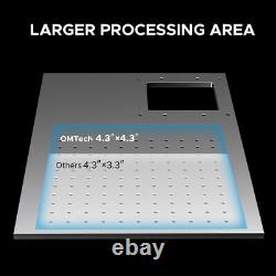 Secondhand 20W Fiber Laser Marking Machine 4.3x4.3 Laser Engraver f/Metal & More