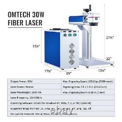 Secondhand 30W 7.9x 7.9 Fiber Laser Marking for Metal Engraver