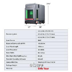 Secondhand 30W Fiber Laser Machine for 70x70 110x110 175x175 Metal Marking