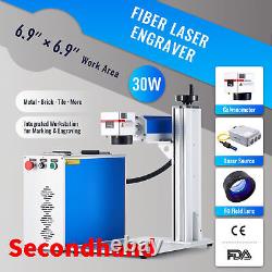 Secondhand 30W Fiber Laser Marking Engraving Machine 6.9x6.9 Laser Engraver