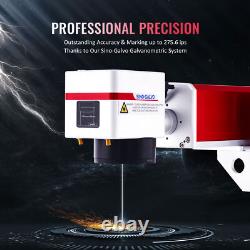 Secondhand 30W JPT MOPA 7x7 Fiber Laser Marking Engraving Machine with Rotary Axis