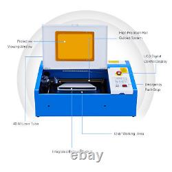 Secondhand 40W 12x8 30x20cm CO2 Laser Engraver Cutter Engraving Cutting Machine