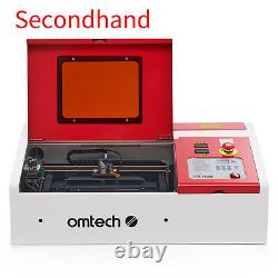 Secondhand 40W CO2 Laser Engraver 8x12 Desktop Laser Engraving Machine K40