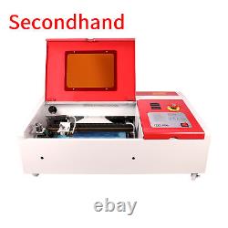 Secondhand 40W CO2 Laser Engraver K40 Laser Etcher&Engraver Machine 8x12 Desktop