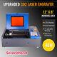 Secondhand 40w Co2 Laser Marker Engraver Engraving Machine Red Dot Guide 12x 8