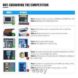 Secondhand 50W 20x12 CO2 Laser Engraver Cutter Engraving Marking Machine