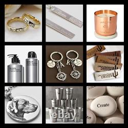 Secondhand 50W Fiber Laser Engraver 5.9x5.9 Metal Marking Machine