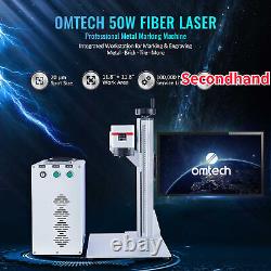 Secondhand 50W Split Fiber Laser Marking Machine 11.8x11.8. Metal Steel