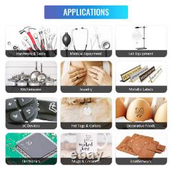 Secondhand 50W Split Fiber Laser Marking Machine Metal Steel Marker Engraver