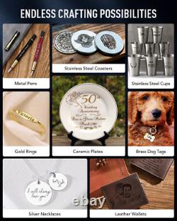 Secondhand 50W Split Fiber Marking Machine f/ Aluminum Gold Steel Silver Etching Secondhand 50W Split Fiber Marking Machine f/ Aluminum Gold Steel Silver Etching