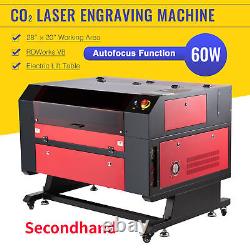 Secondhand 60W 28x20in CO2 Laser Engraver Cutter Cutting Engraving Machine