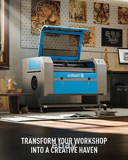 Secondhand 80W 28x20 CO2 Laser Engraver w Autofocus 4 Way Pass f/Wood Glass